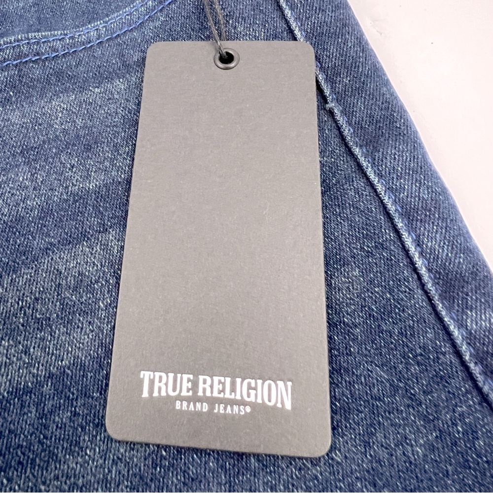 TRUE RELIGION JEANS, ROCCO RELAXED SKINNY, DARK SCORCHED, WASH,W 36, IN-SEAM 32 - Picture 15 of 16